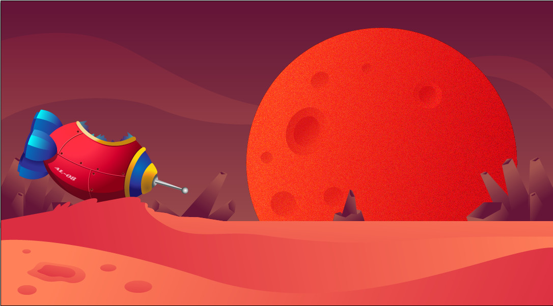 ArtStation - Mars Background | Vector Art