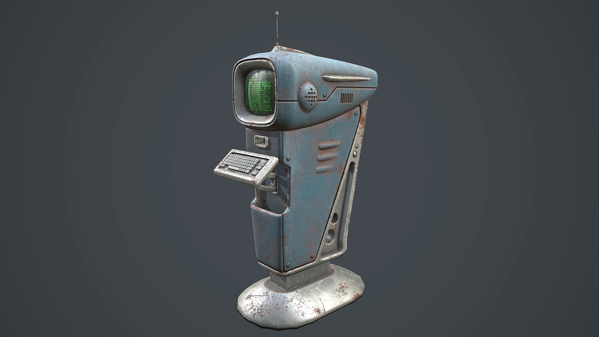 Artstation Fallout 4 Computer Terminal Steven Chelton