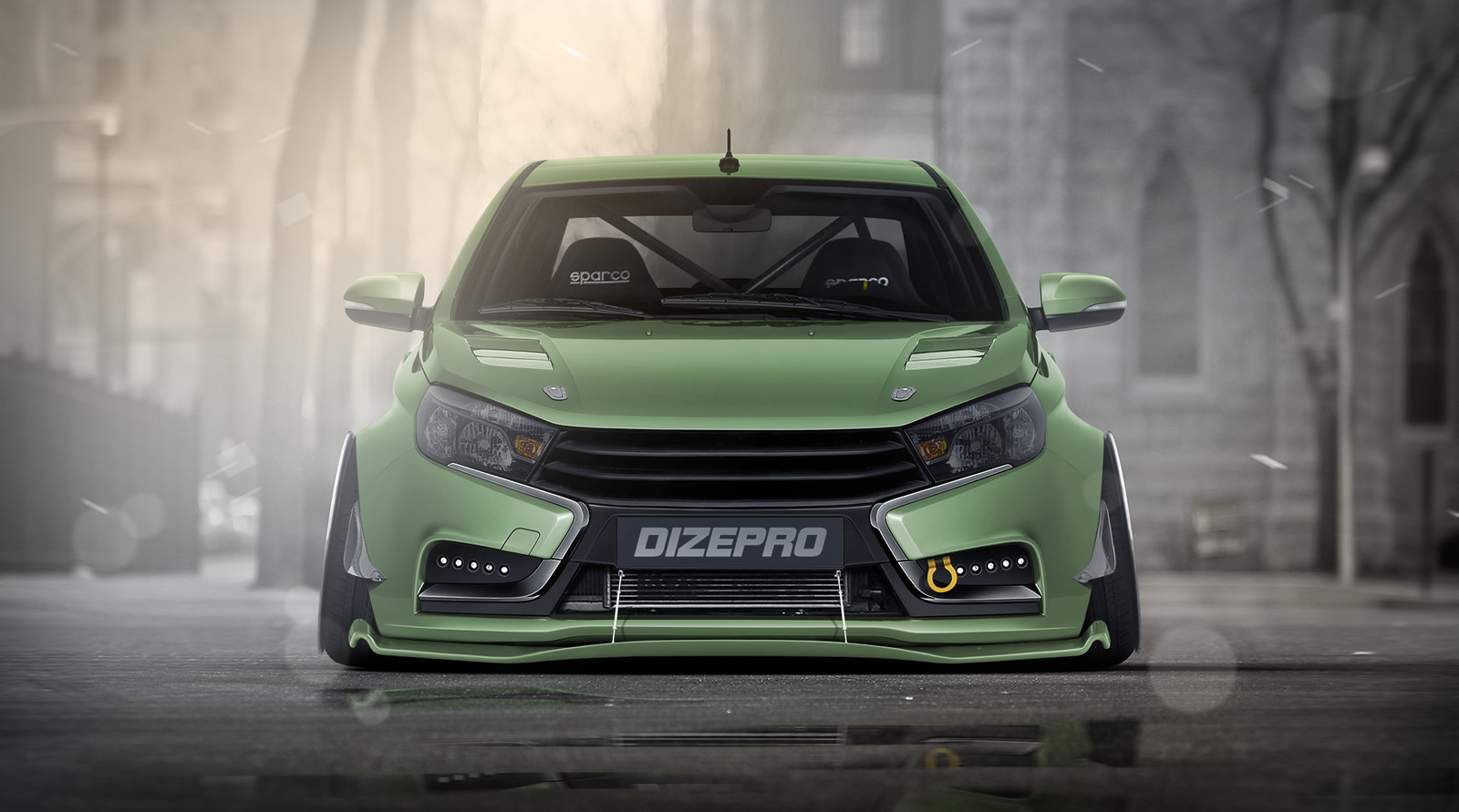 Lada vesta stance