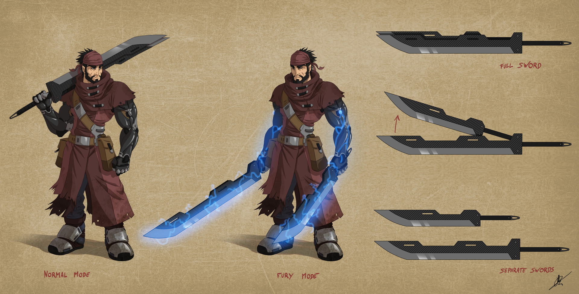 ArtStation - Retribution concept character 1