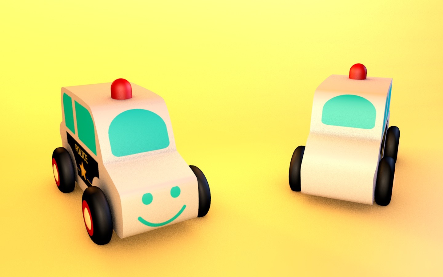 small wooden cars