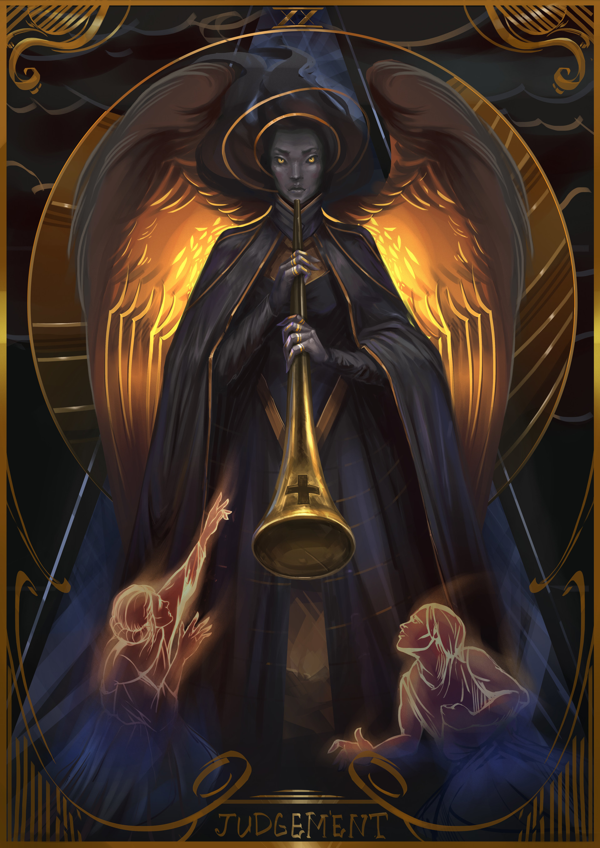 INESSA HONCHAR Tarot Card Judgement INESSA HONCHAR Tarot Card Judgement