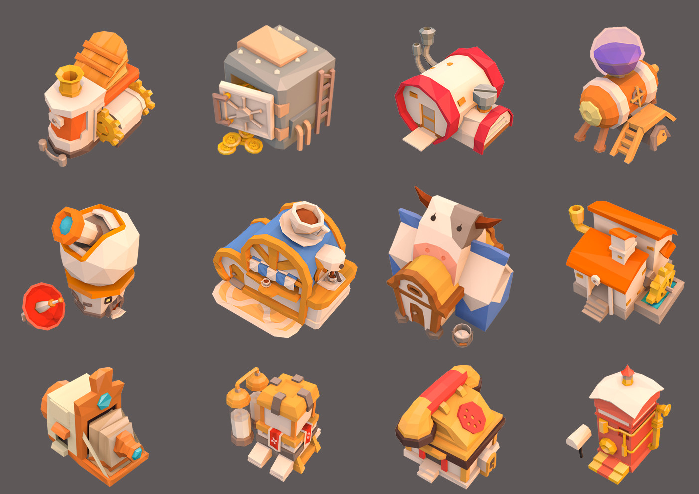 Ce Ji - Lowpoly Work