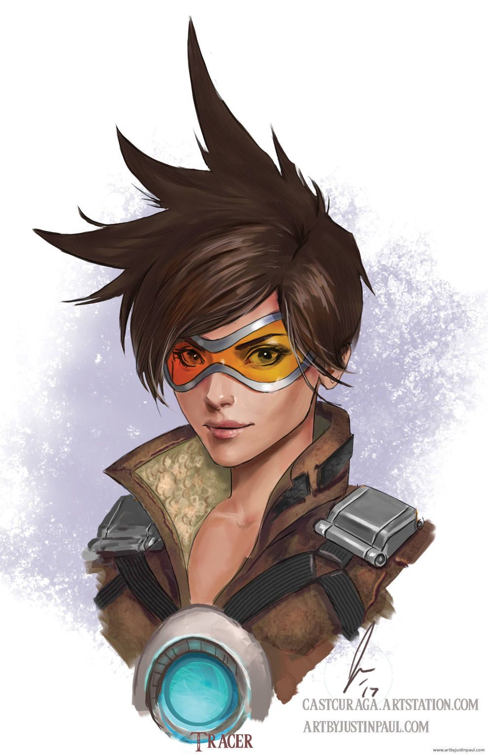 video game characters, Overwatch, Tracer (Overwatch), drawing, fan art
