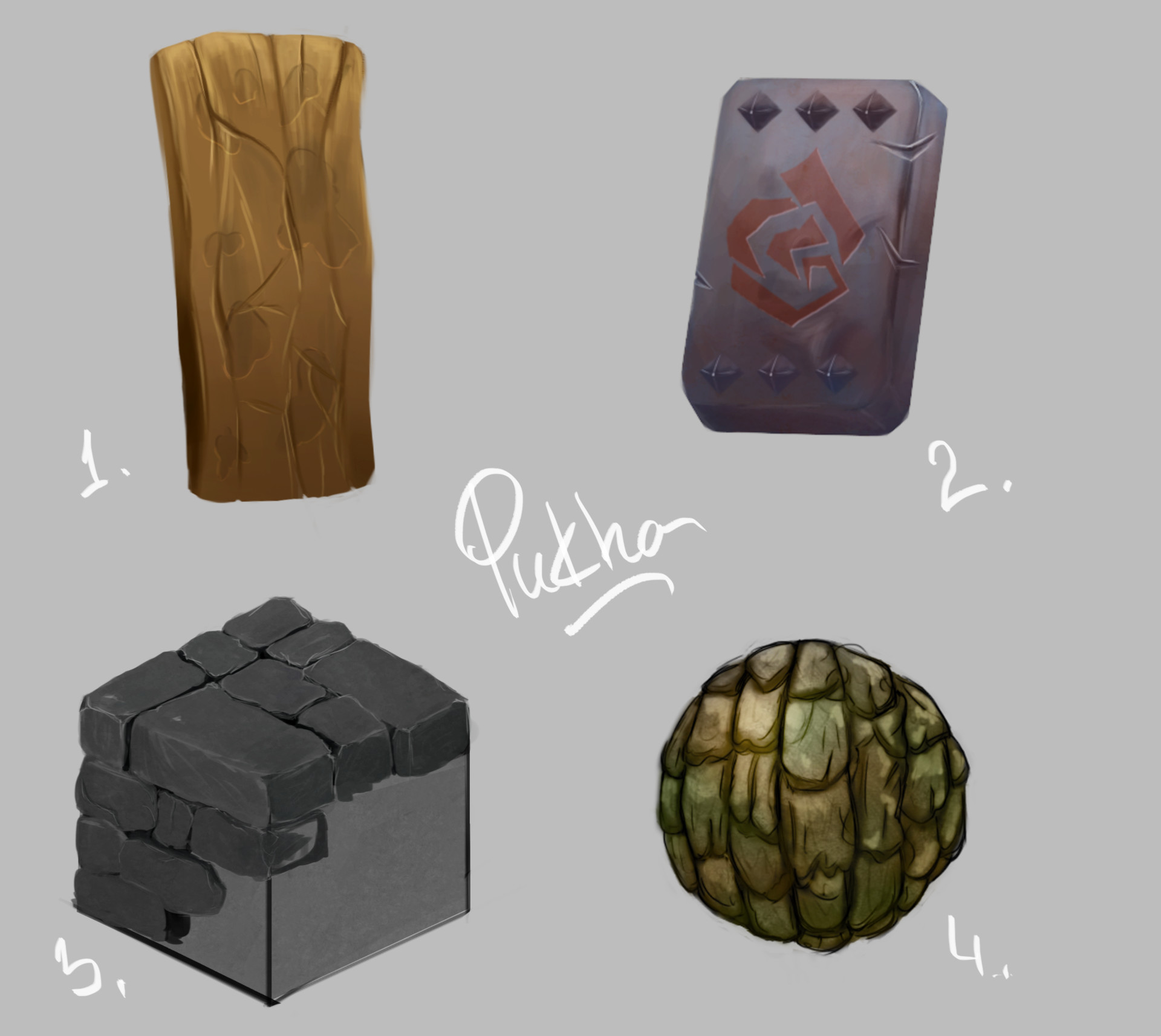 ArtStation - Study textures