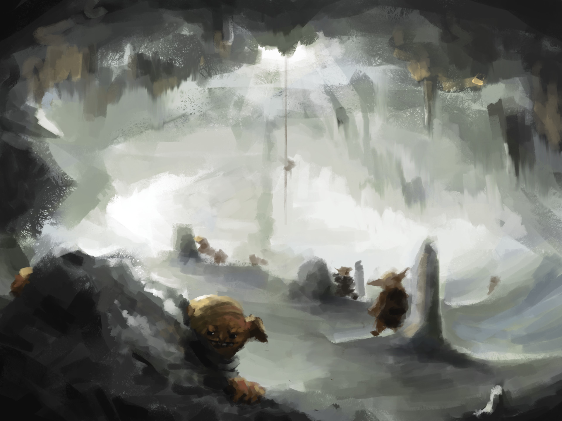 pic Goblins Cave Wallpaper goblins in a cave dawn alison nique