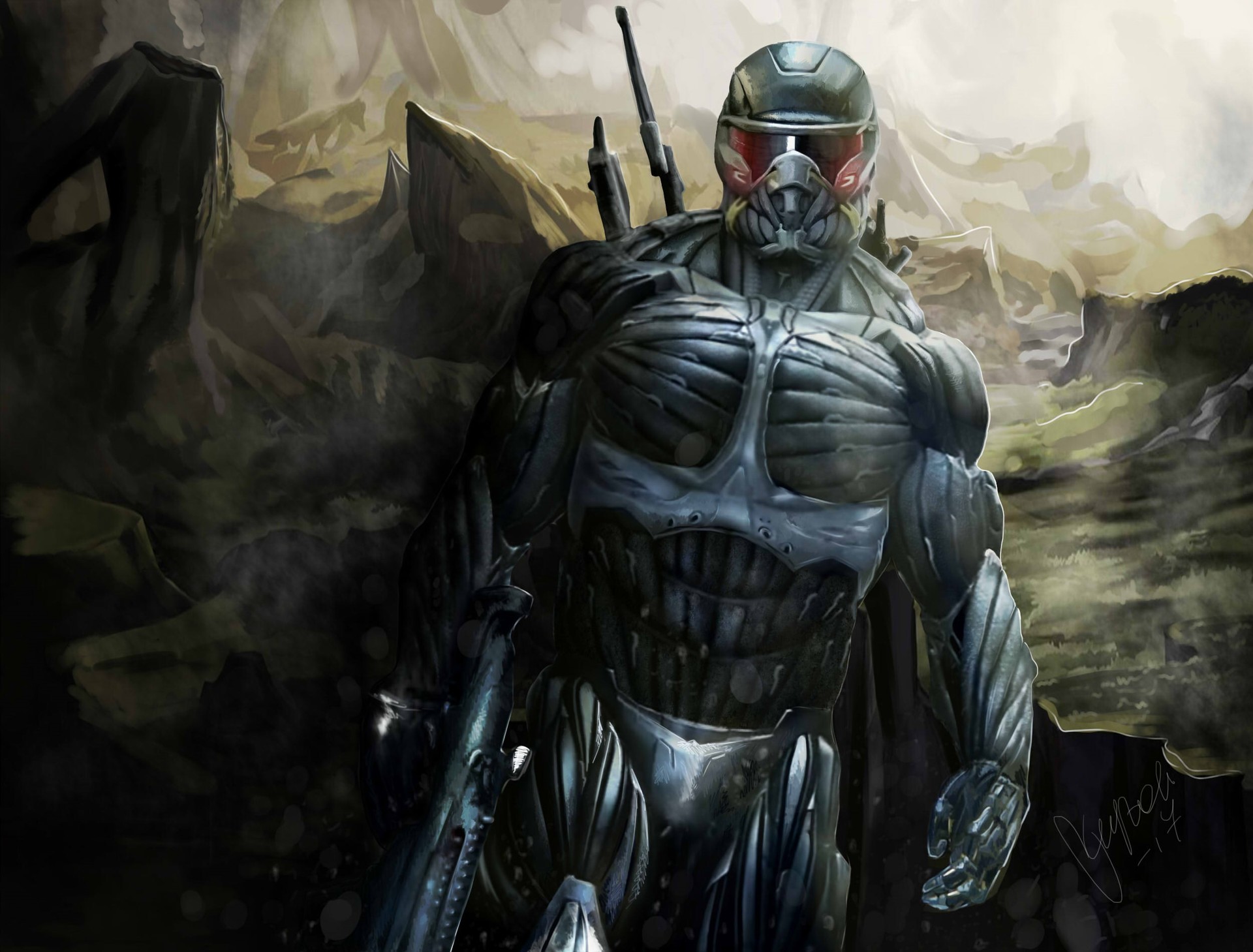 Artstation Crysis Digital Art Oliwia Czyzak