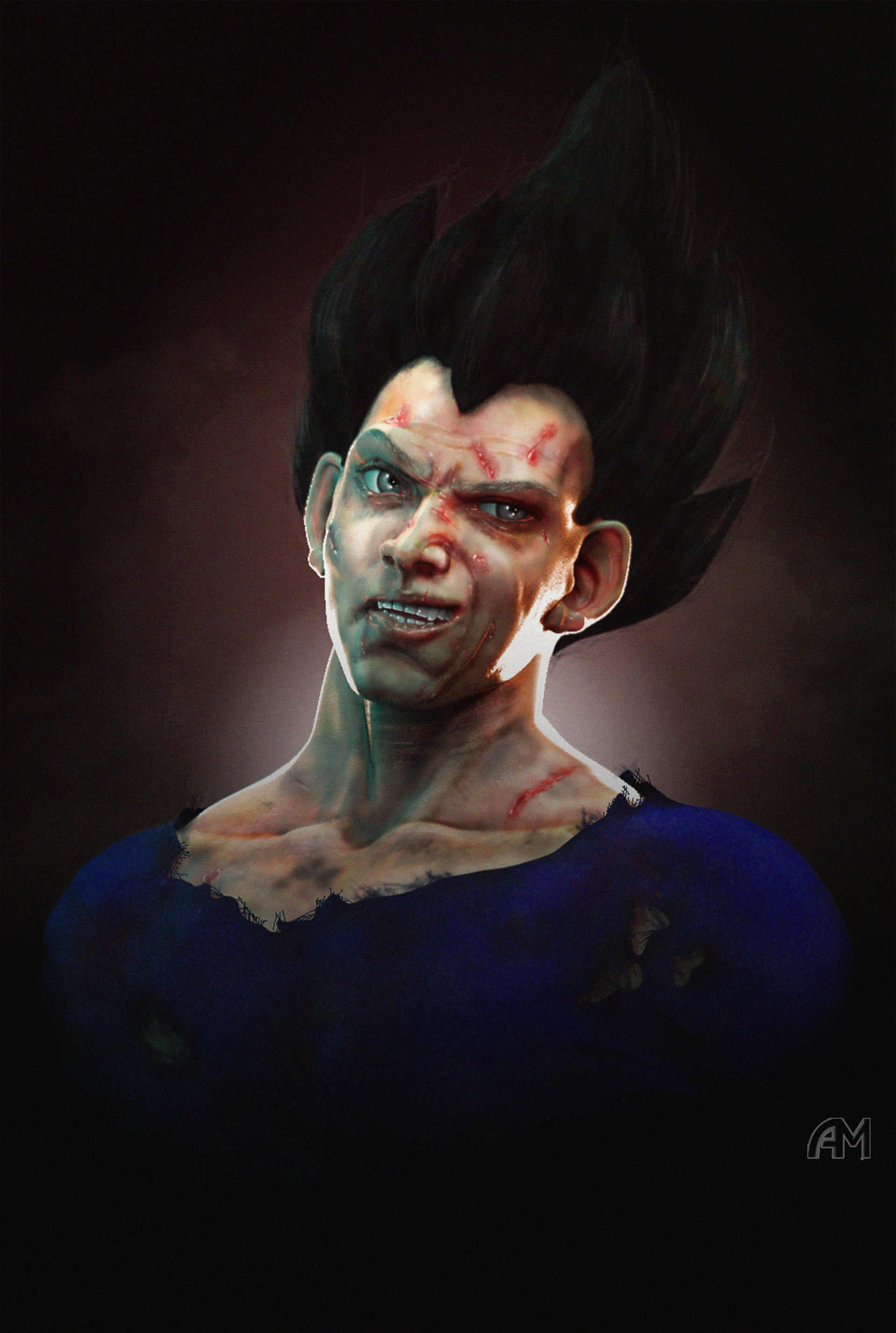 ArtStation - Vageta- Battle Damage