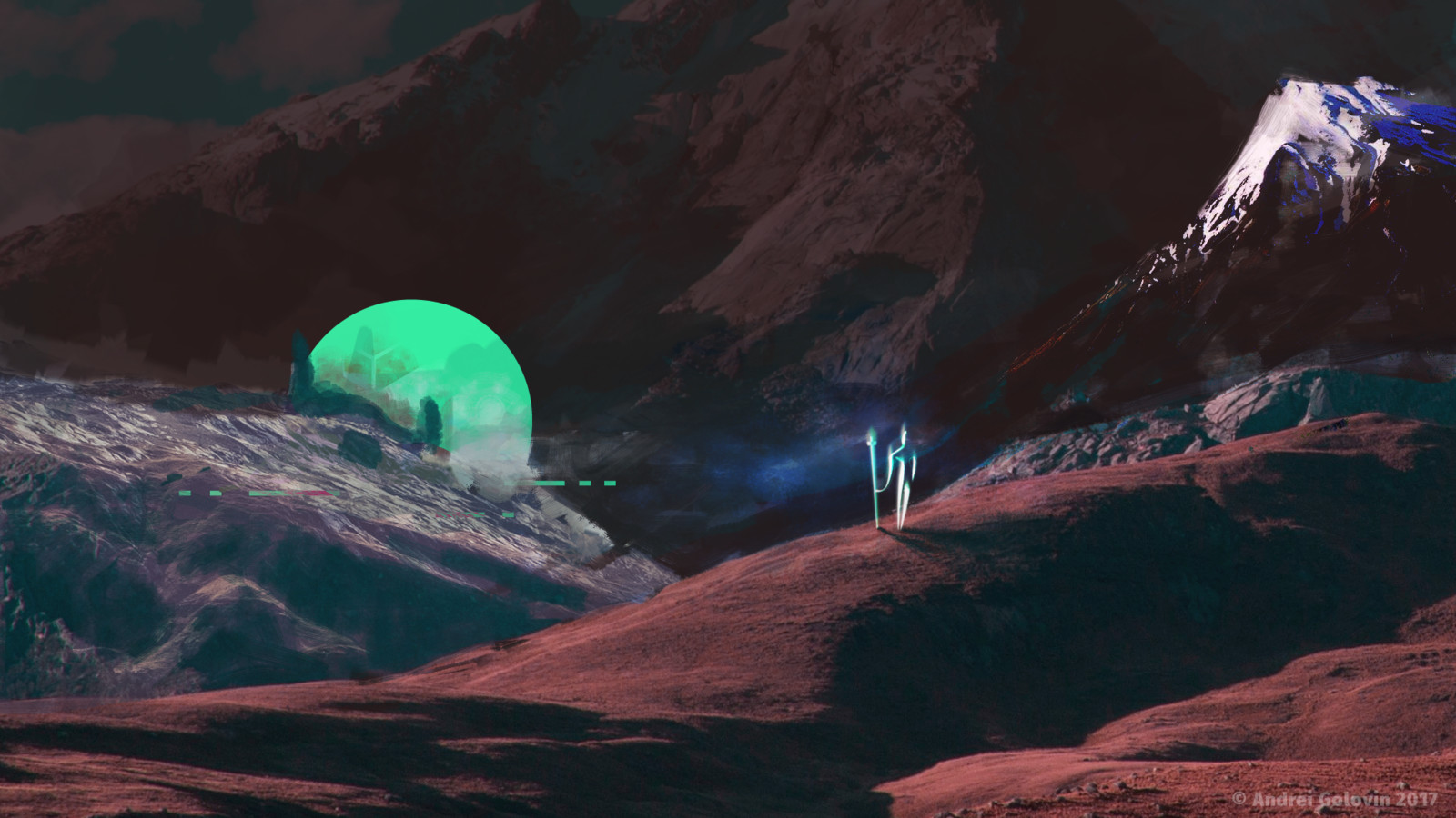 green sun