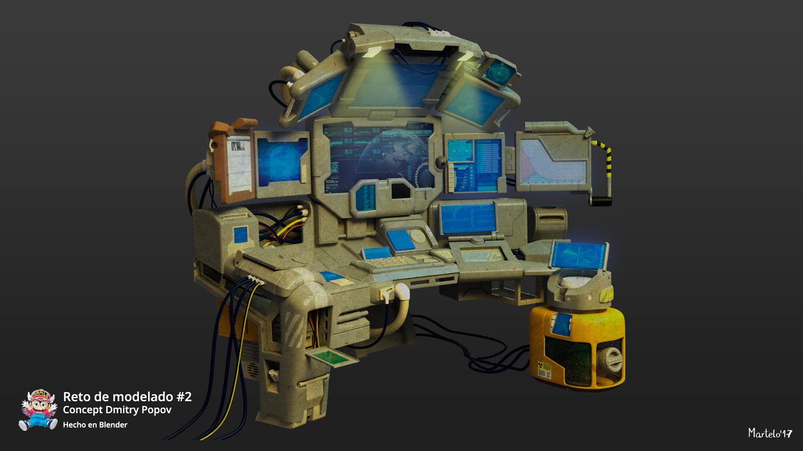 ArtStation - Control Desk - Concept Dmitry Popov