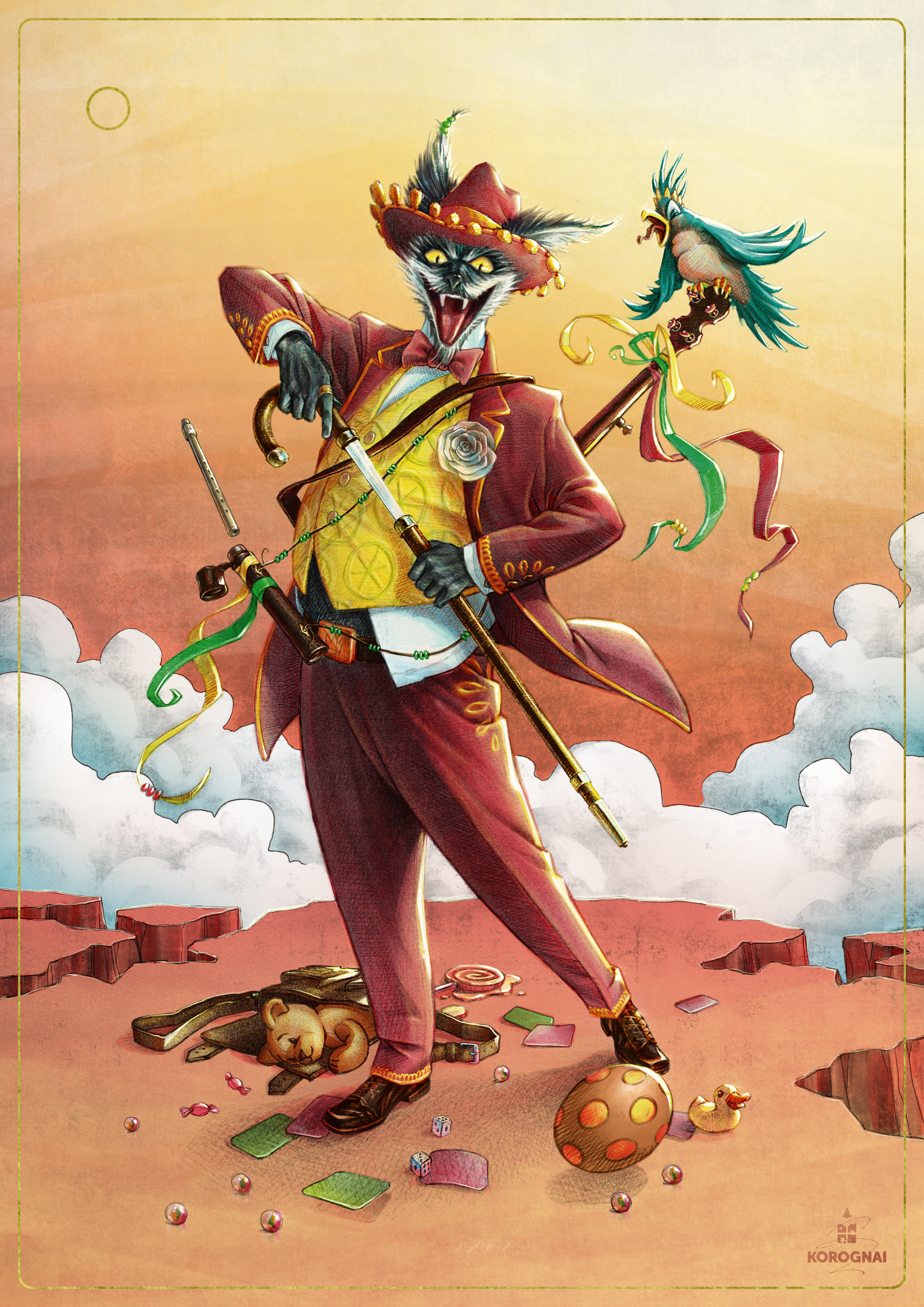 Artstation The Fool Character Design Challenge Tarot Theme