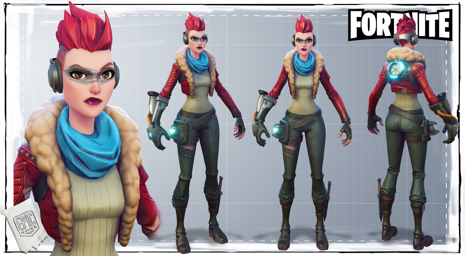 fortnite female action figures