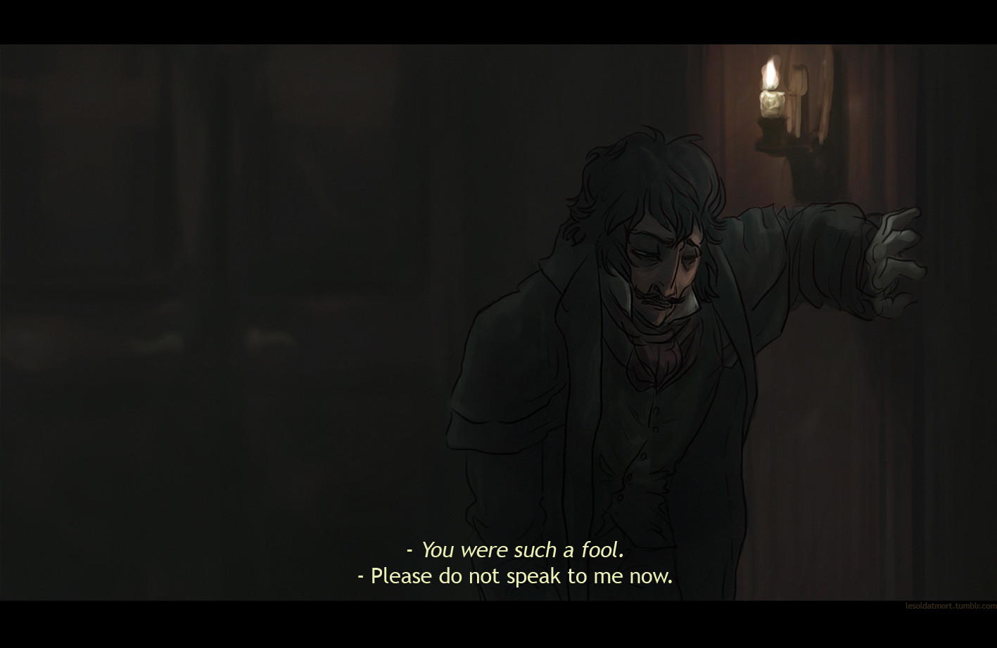'Myrrh and blood' trailer scene shots.