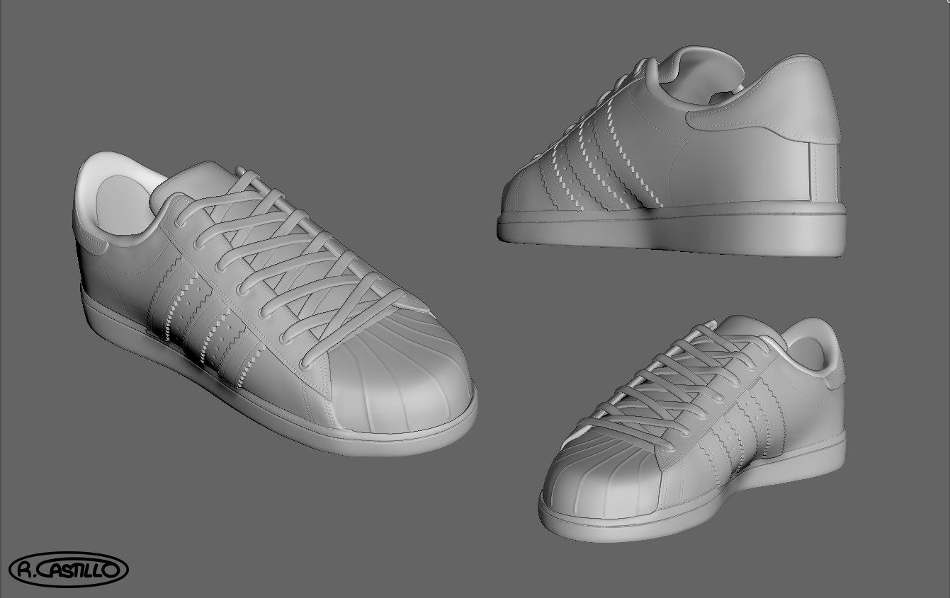 Adidas shoes shop 3d model 18