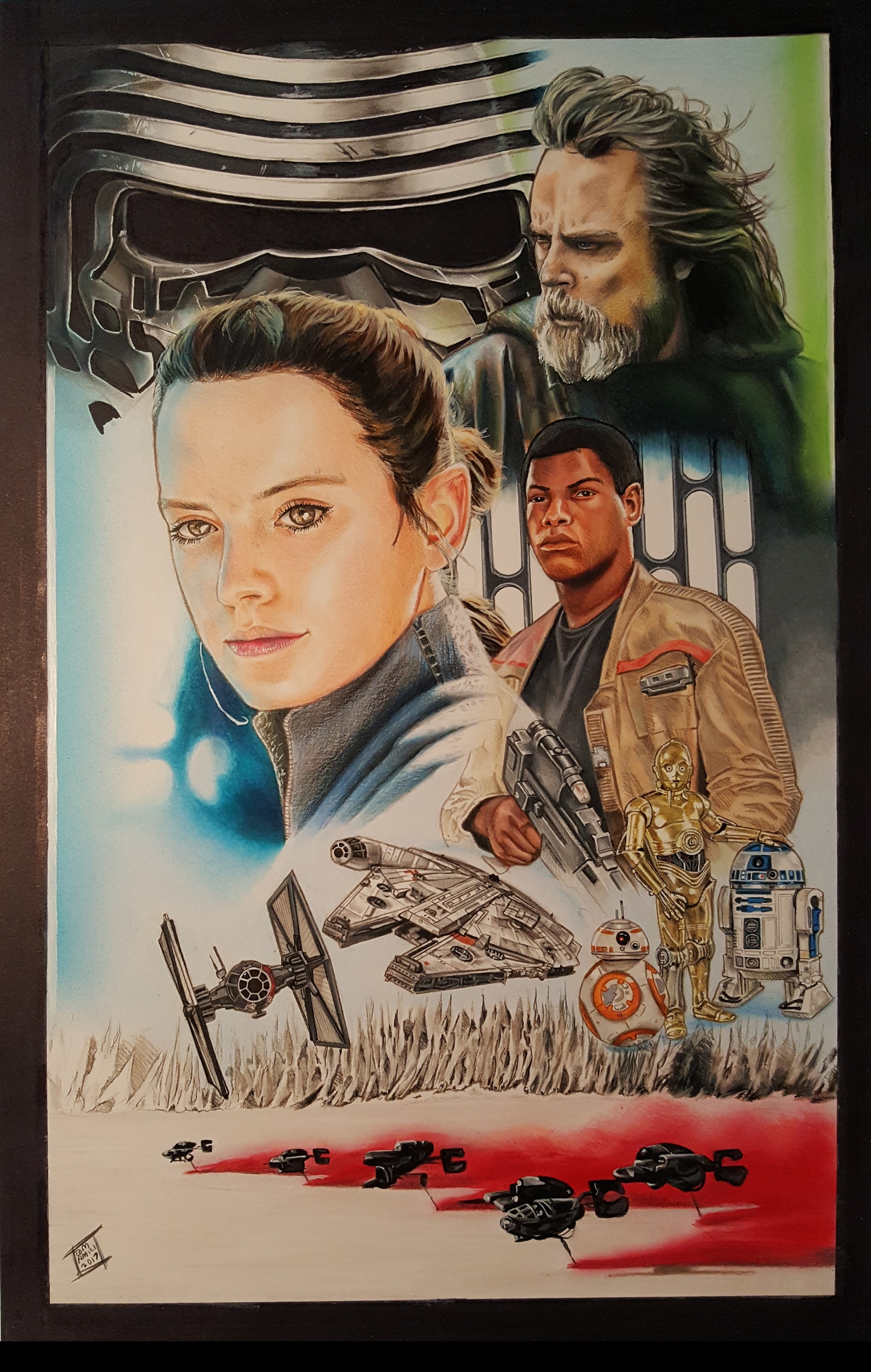 Artstation Star Wars The Last Jedi Poster Tom Amici Artstation Star Wars The Last Jedi Poster Tom Amici
