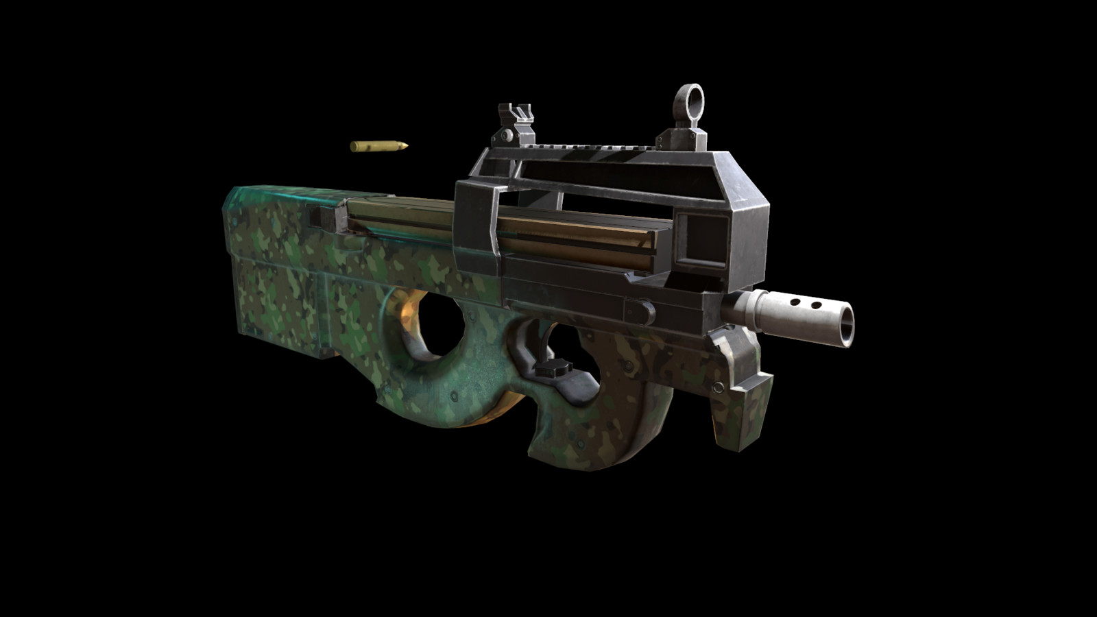 P90 чертеж негатив немного поношенное
