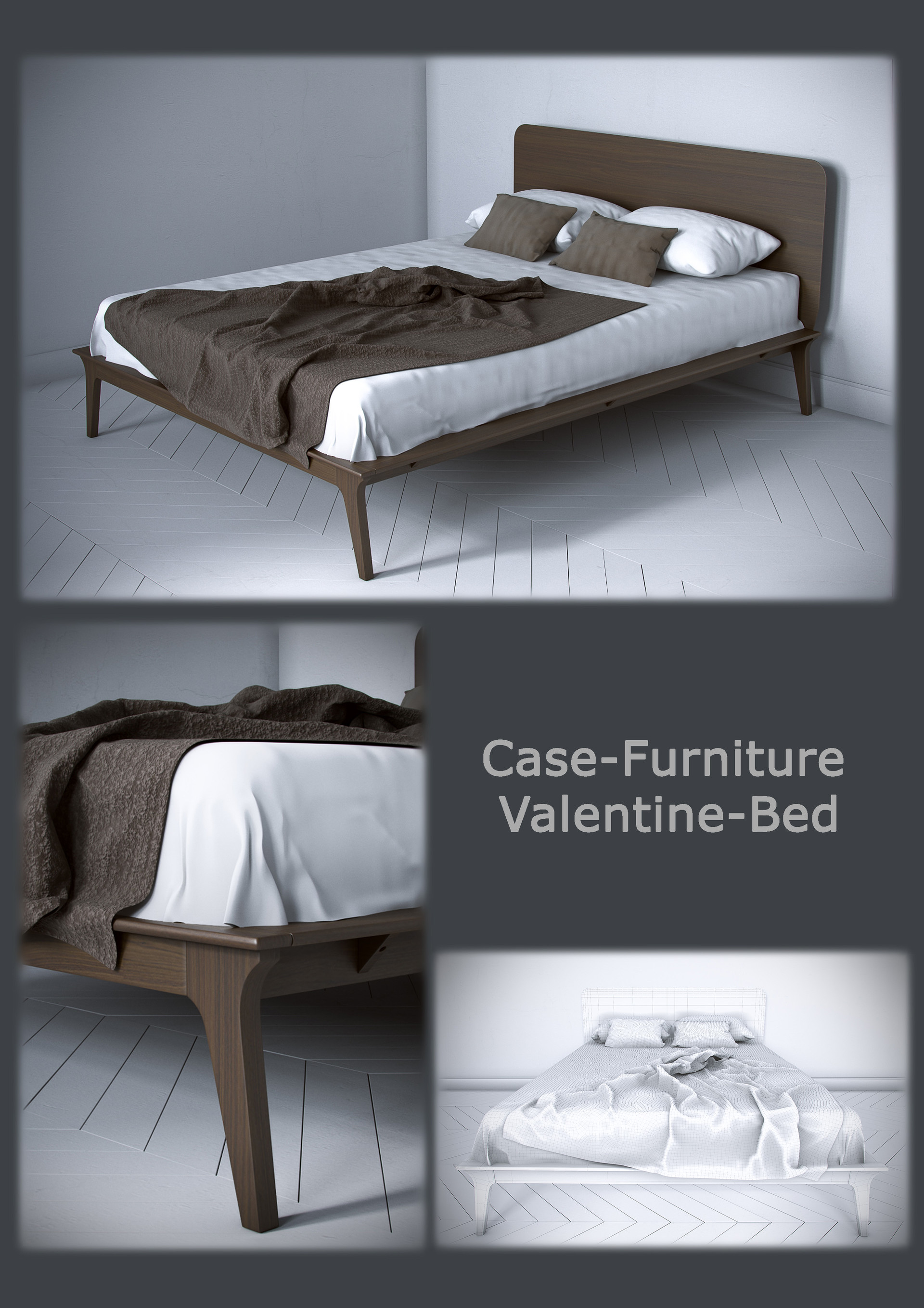 ArtStation CaseFurnitureValentineBed