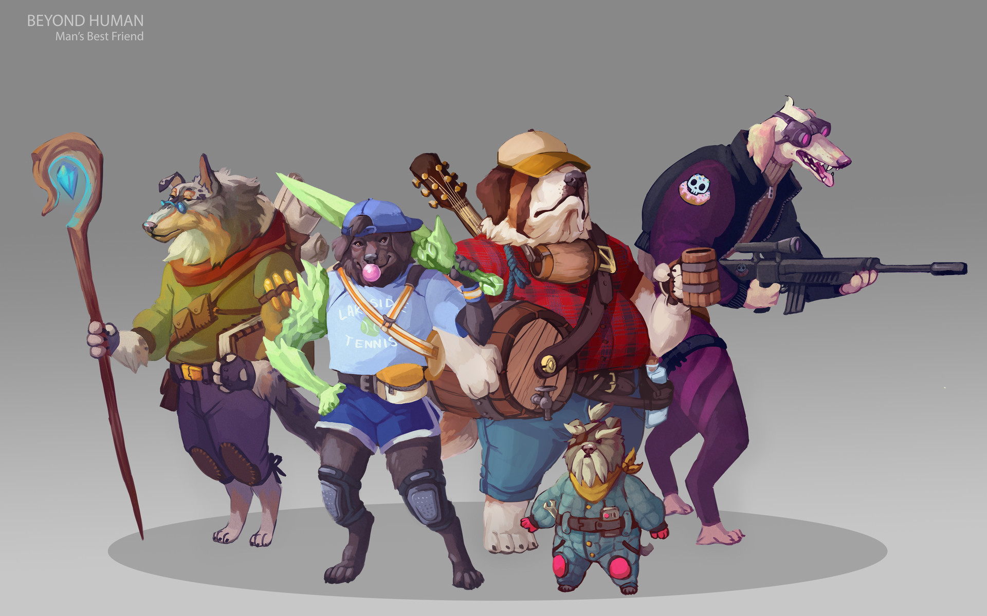 ArtStation - Beyond Human - Heroes