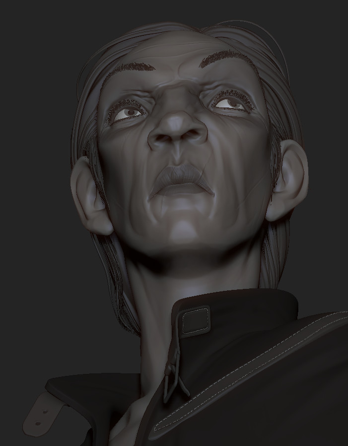 Artwork Female Thug Portrait 2, Dishonored 2, Arkane Studios