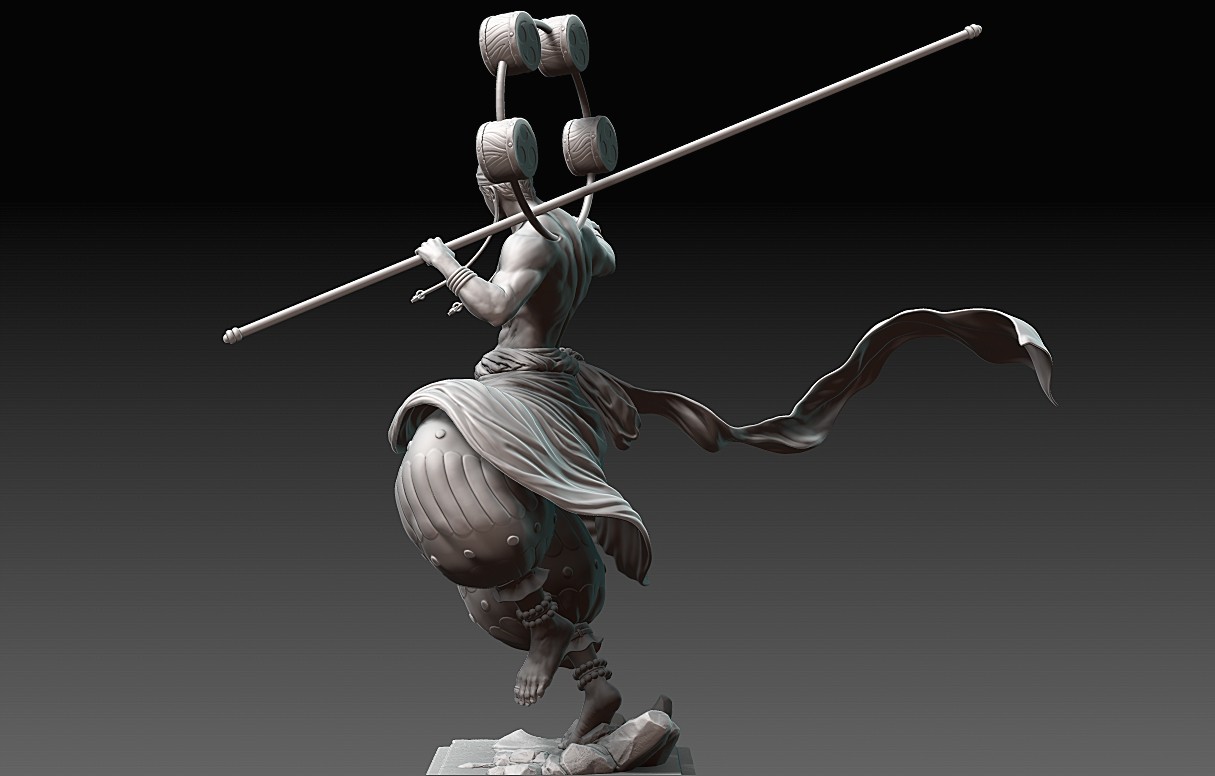 Artstation Fan Art Enel From One Piece Jei Wang