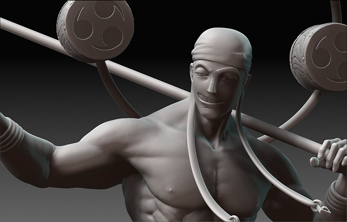 Artstation Fan Art Enel From One Piece Jei Wang