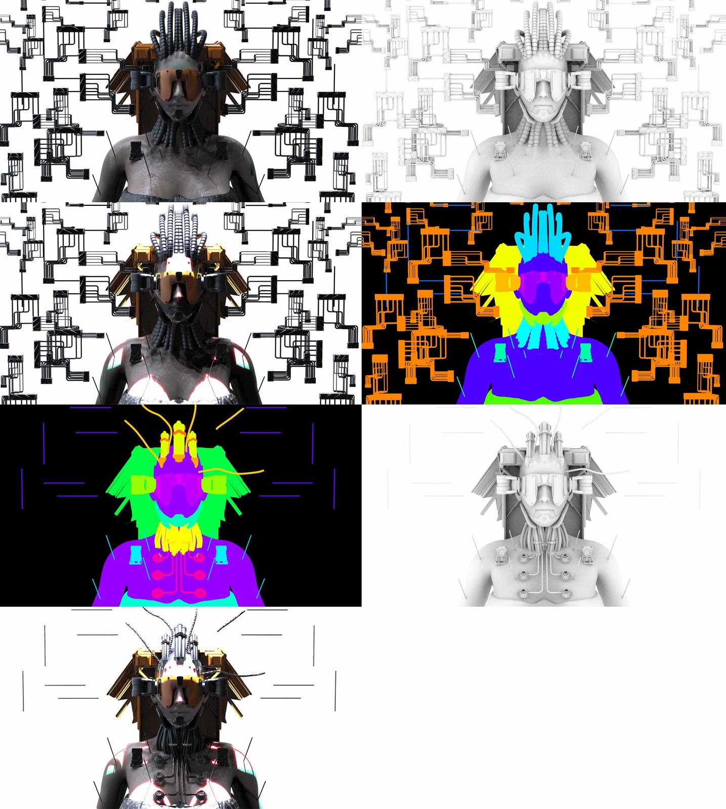 Raw renders 