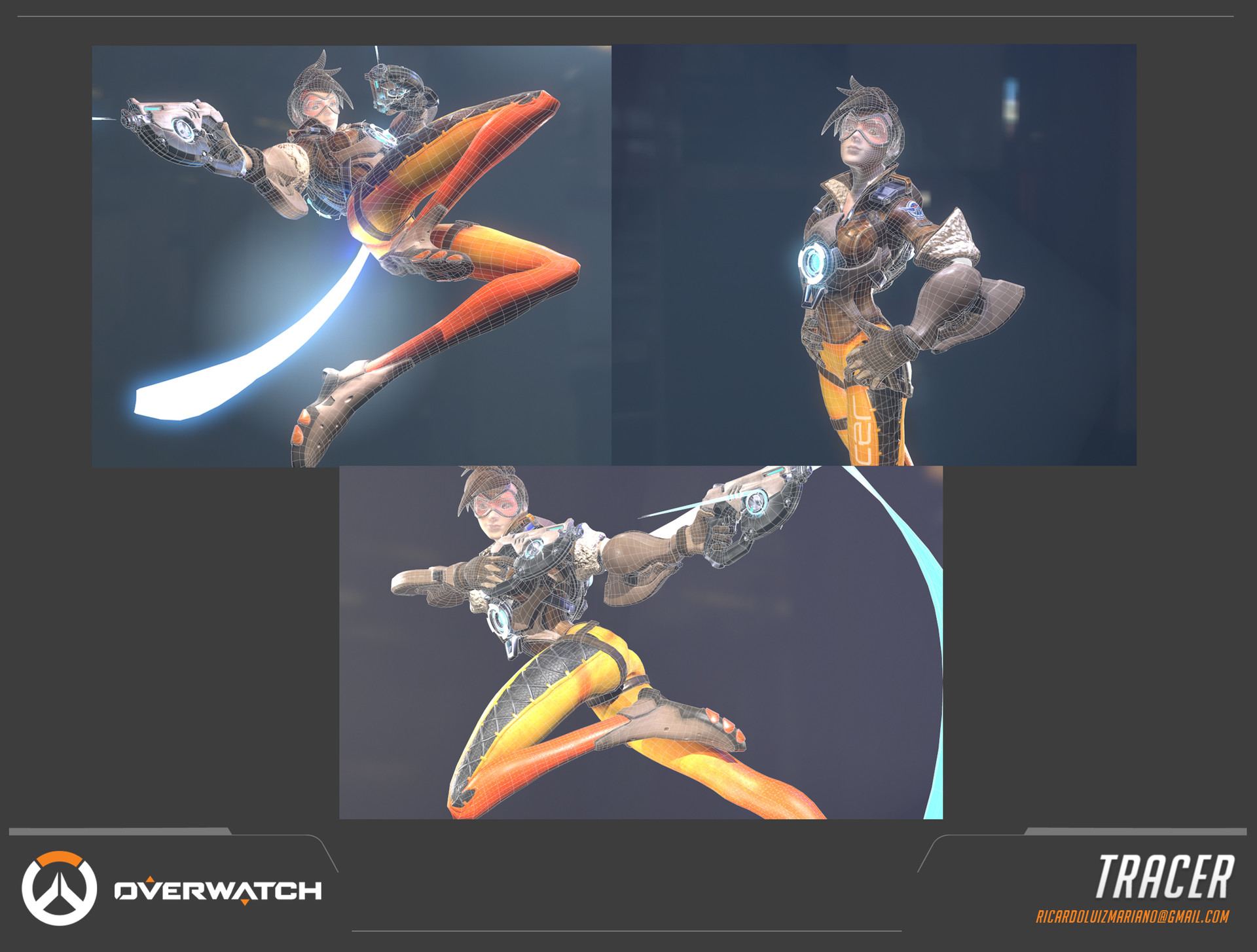 Icicle Tracer Overwatch Skin Concept - ZBrushCentral