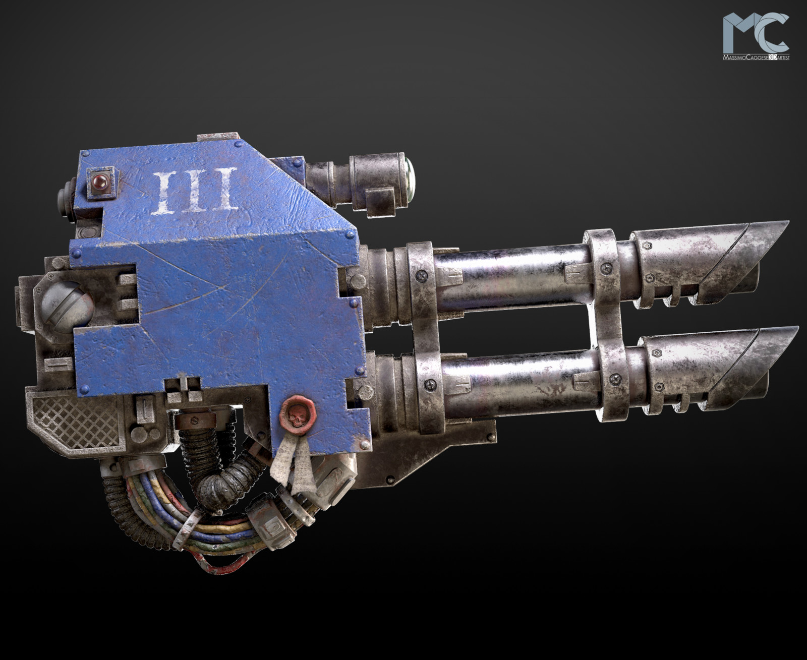 Side view (Marmoset Toolbag 3).