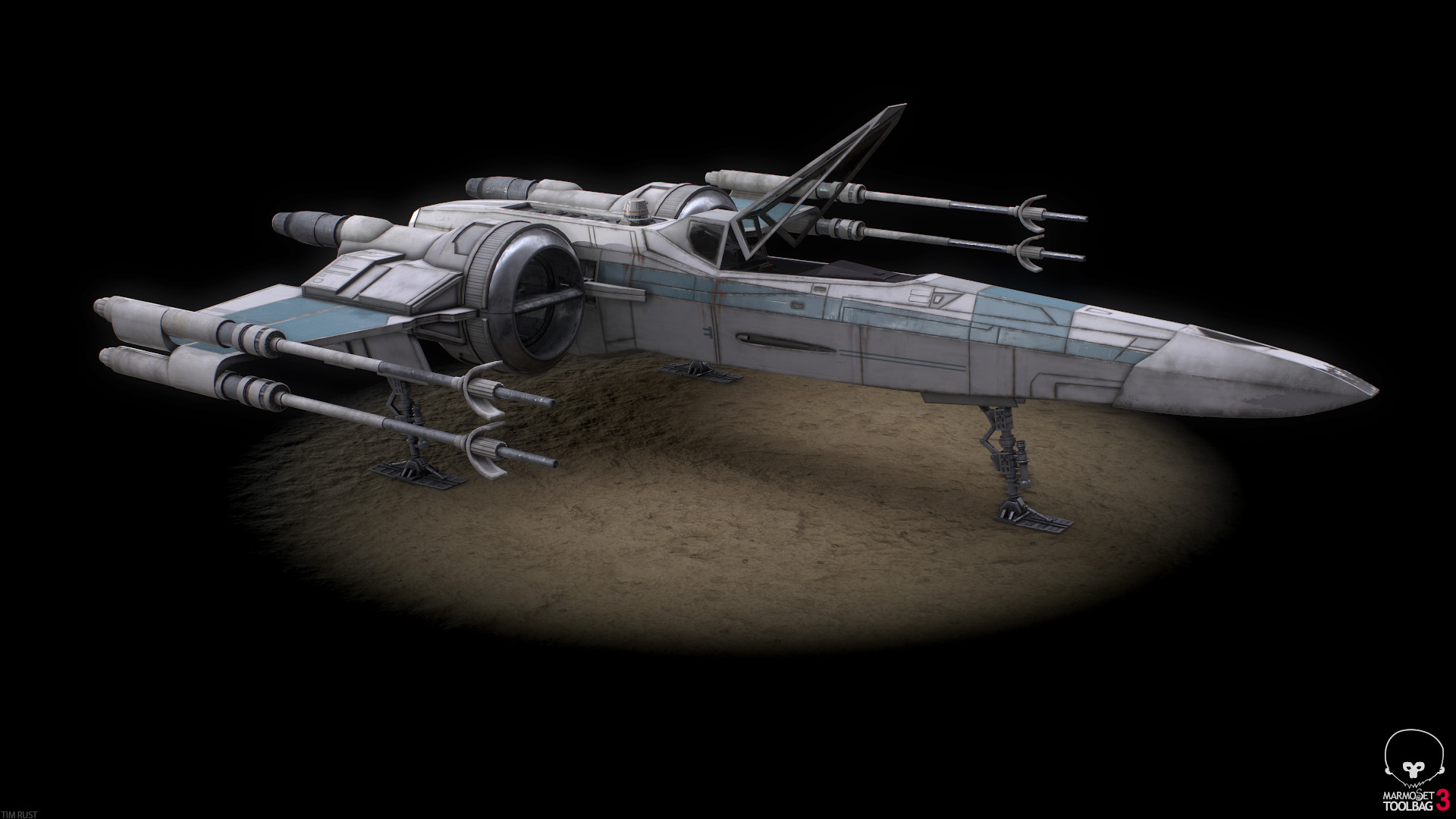 Tim Rust T 70 X Wing Fighter Fan Art Tim Rust T 70 X Wing Fighter Fan Art