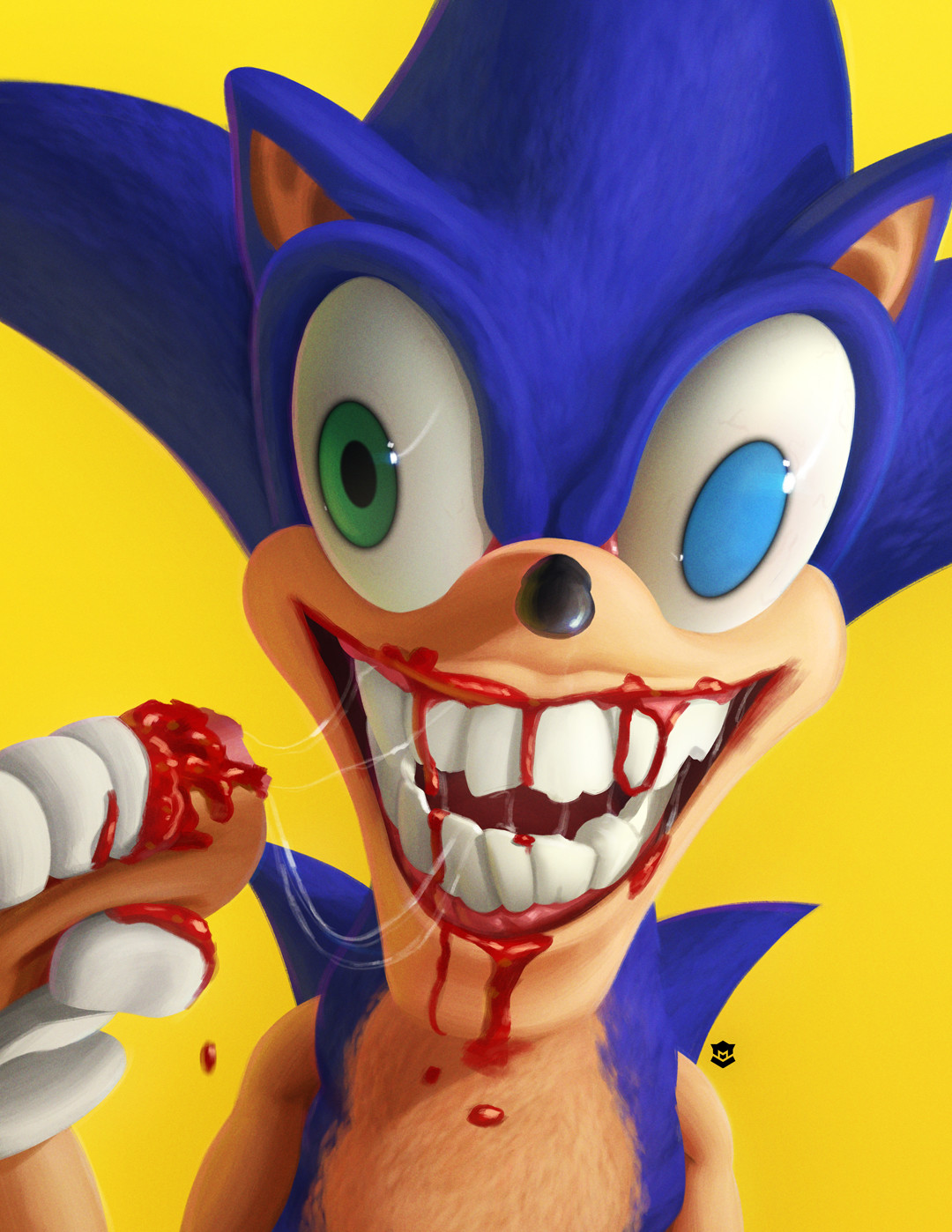 Злой sonic. Соник Nightmare. Кошмарный Соник. Sonic злой Sonic.