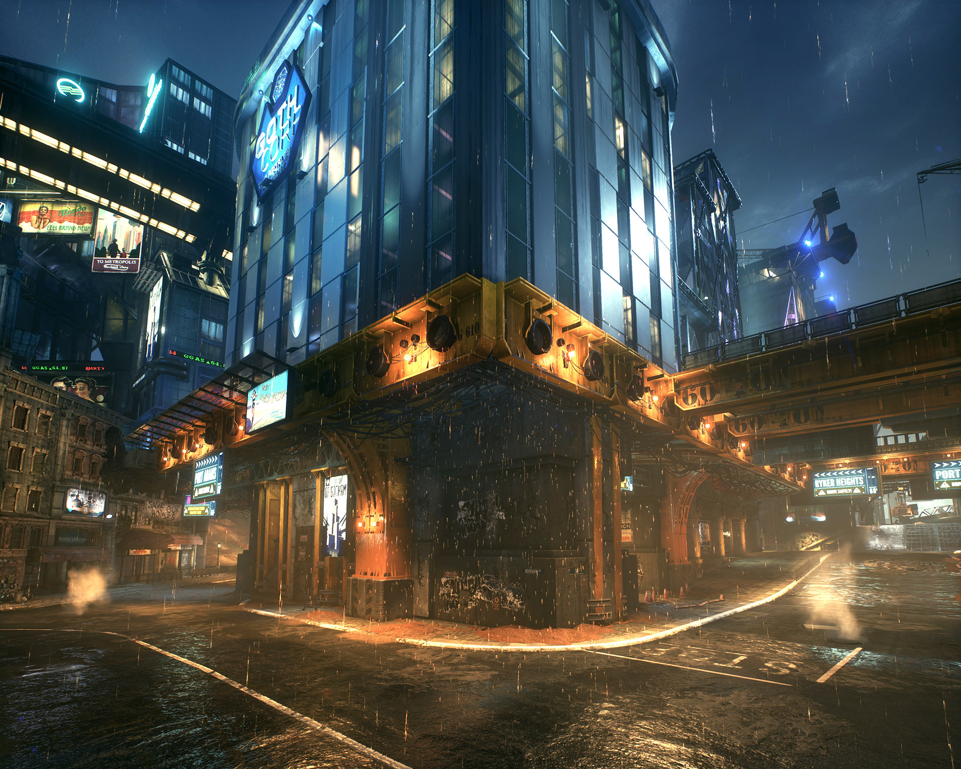 ArtStation - Batman: Arkham Knight - Gotham City