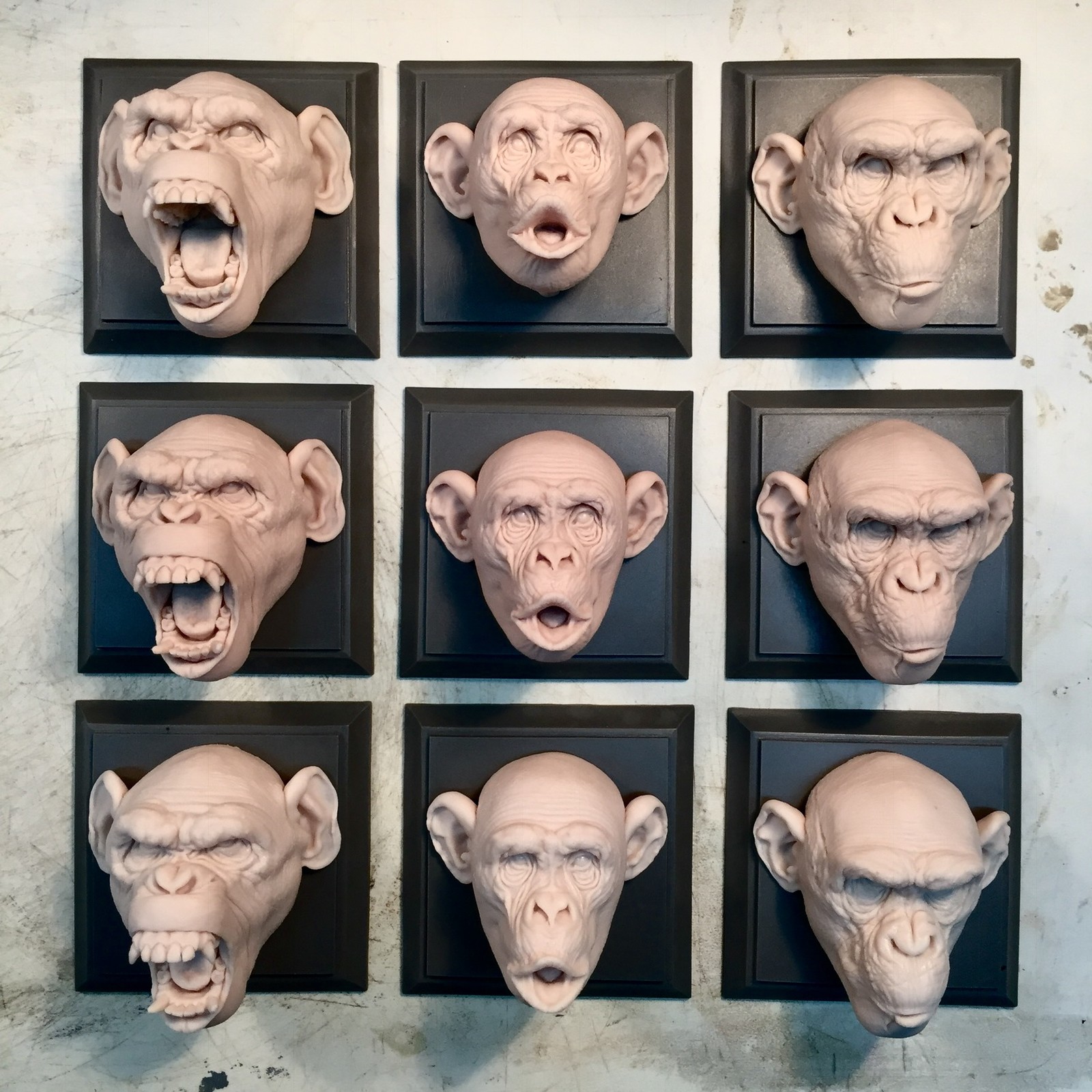 Monkey set/cast resin