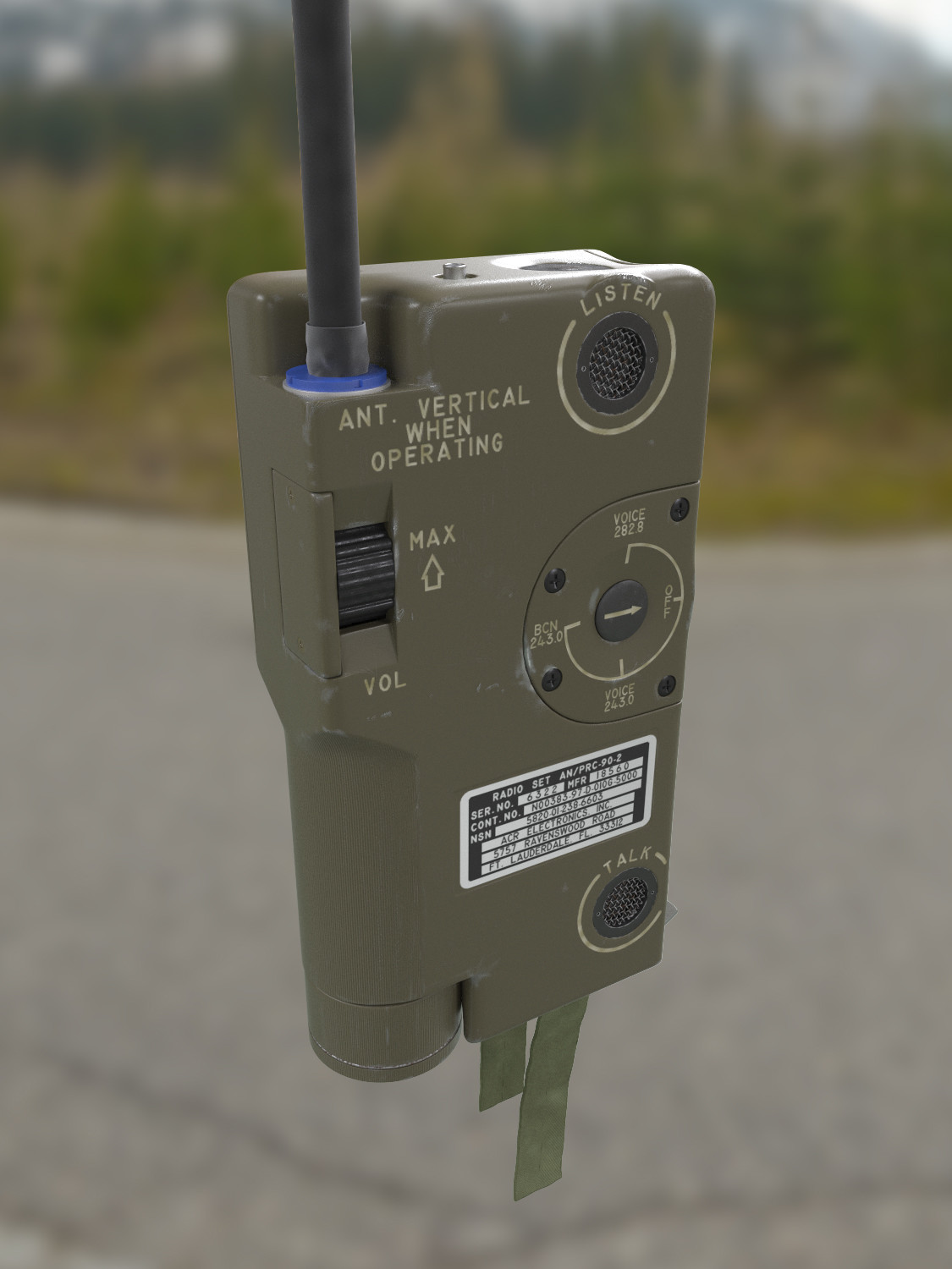 ArtStation - SURVIVAL RADIO - AN/PRC-90