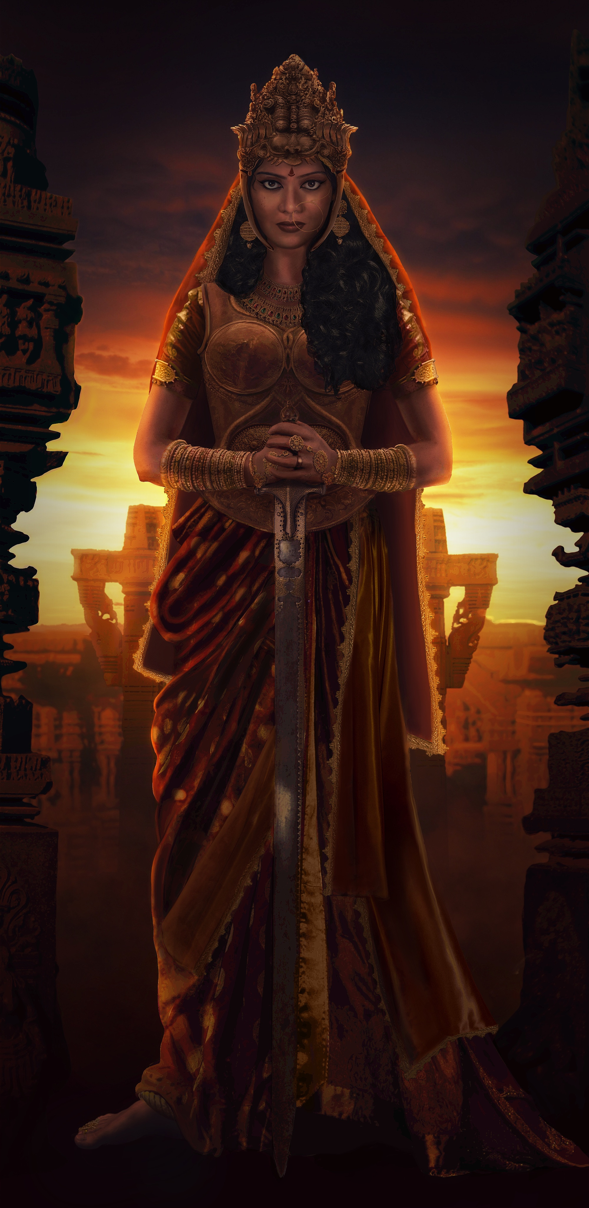 Artstation Rudrama Devi Character Portrait Christina P Myrvold 379 x 379 jpeg 71 kb. character portrait christina p myrvold