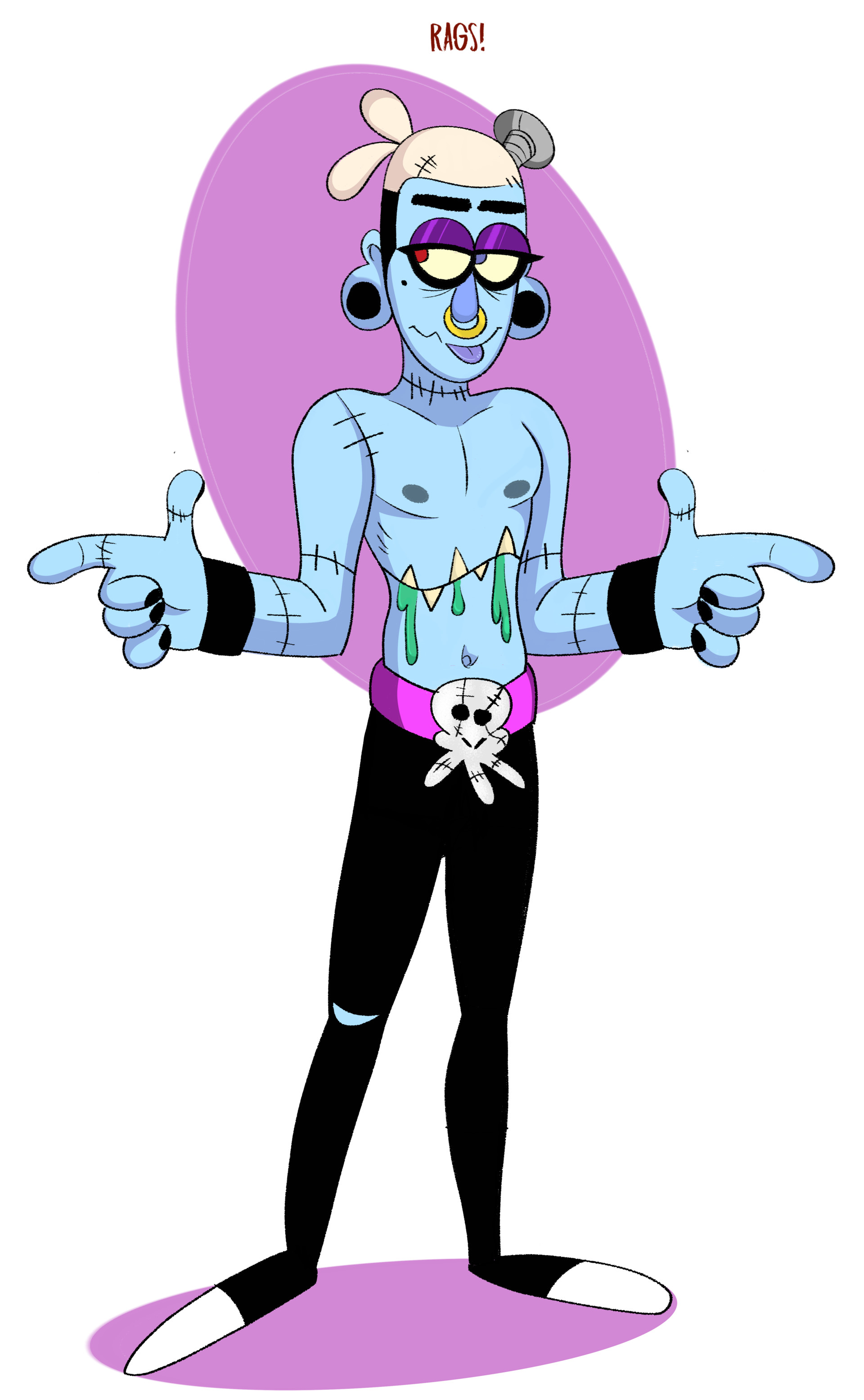 ArtStation Lenny The Rockstar Zombie