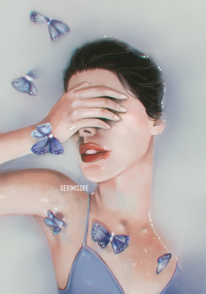 Рисунки тела девушки эстетика