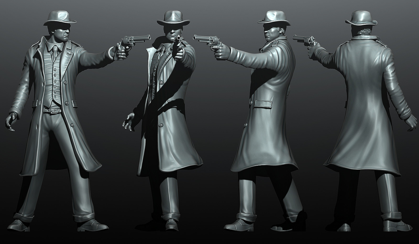Detective - "The Ancient Evil" boardgame miniature