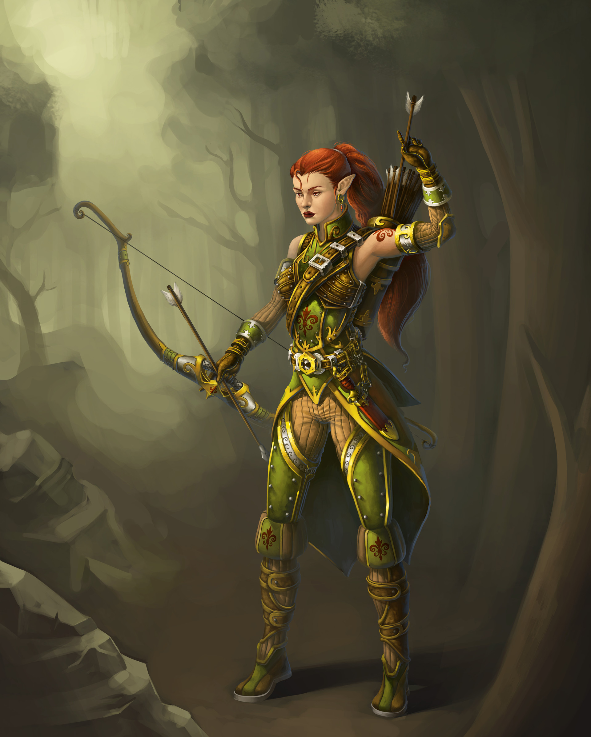 ArtStation - elf archer
