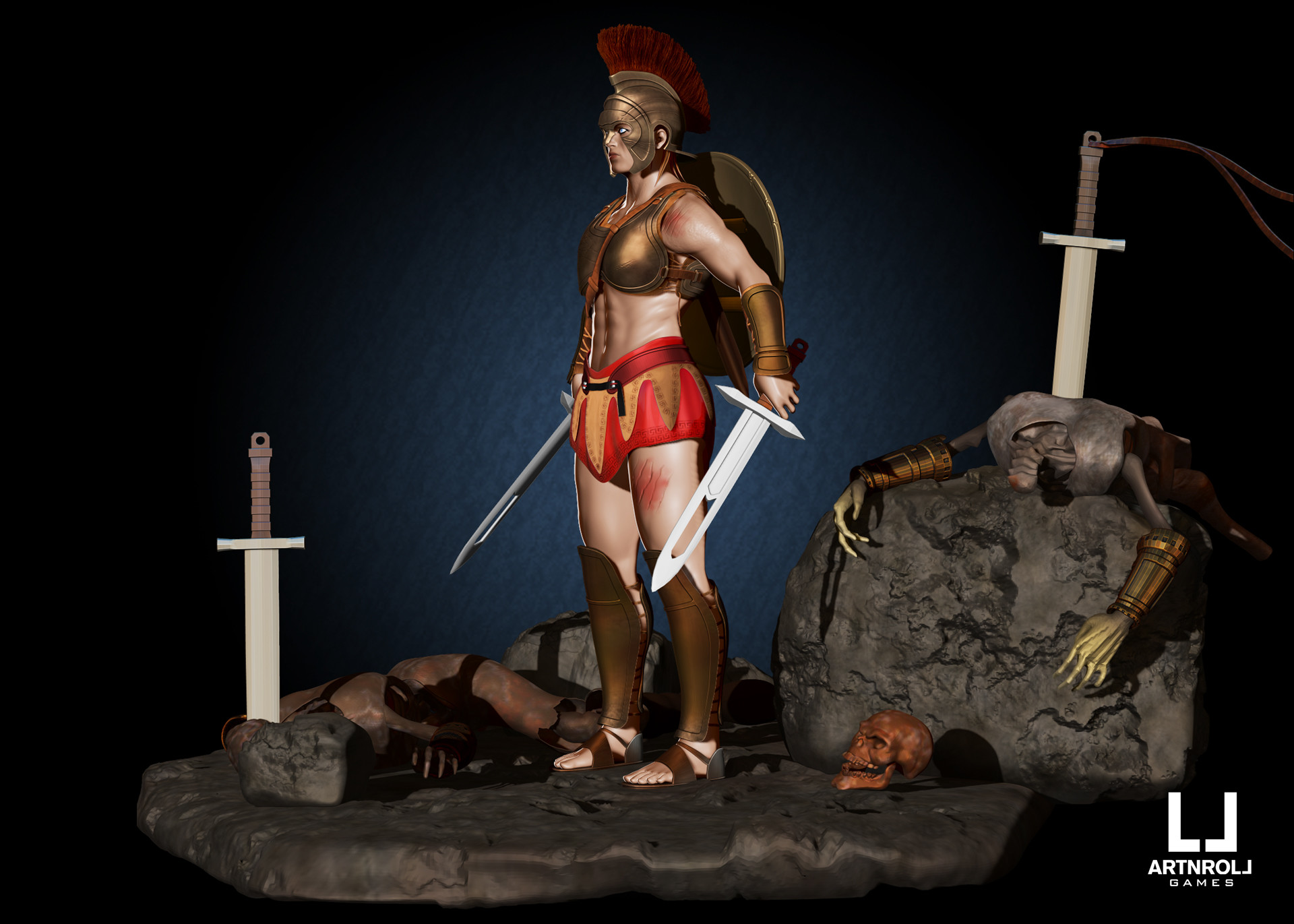 Artstation Amazon Warrior Alex Papadopoulos