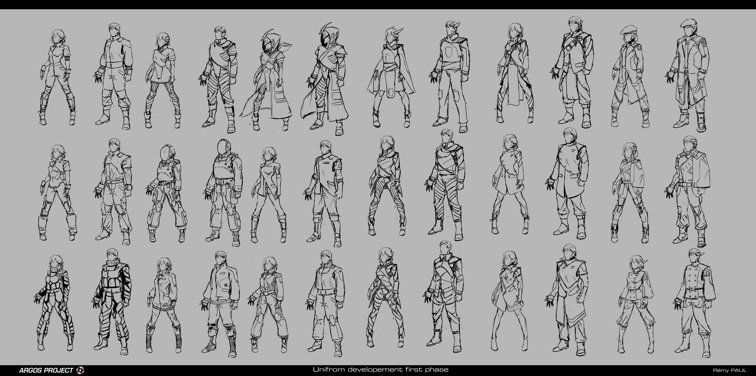 Artstation Argos Clothing Uniforms Remy Paul