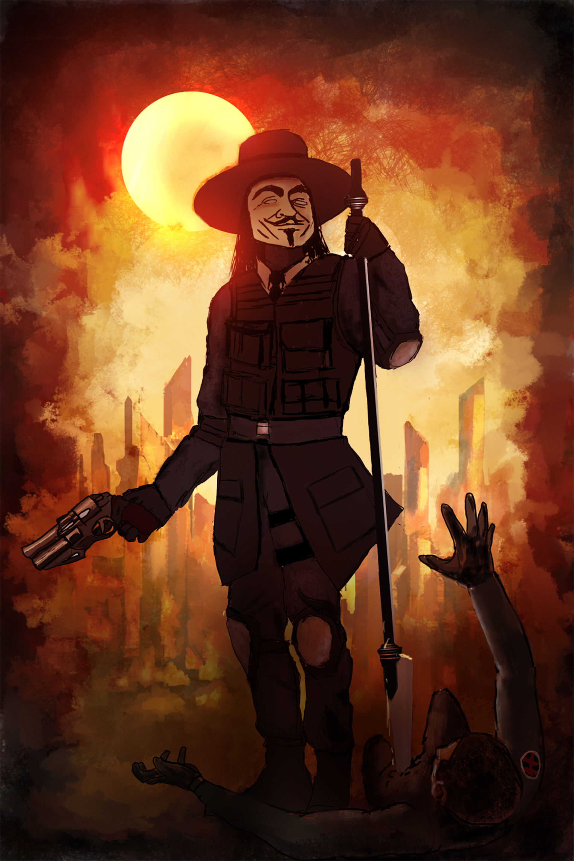 Rod Raymundo Portfolio Vindicator V For Vendetta