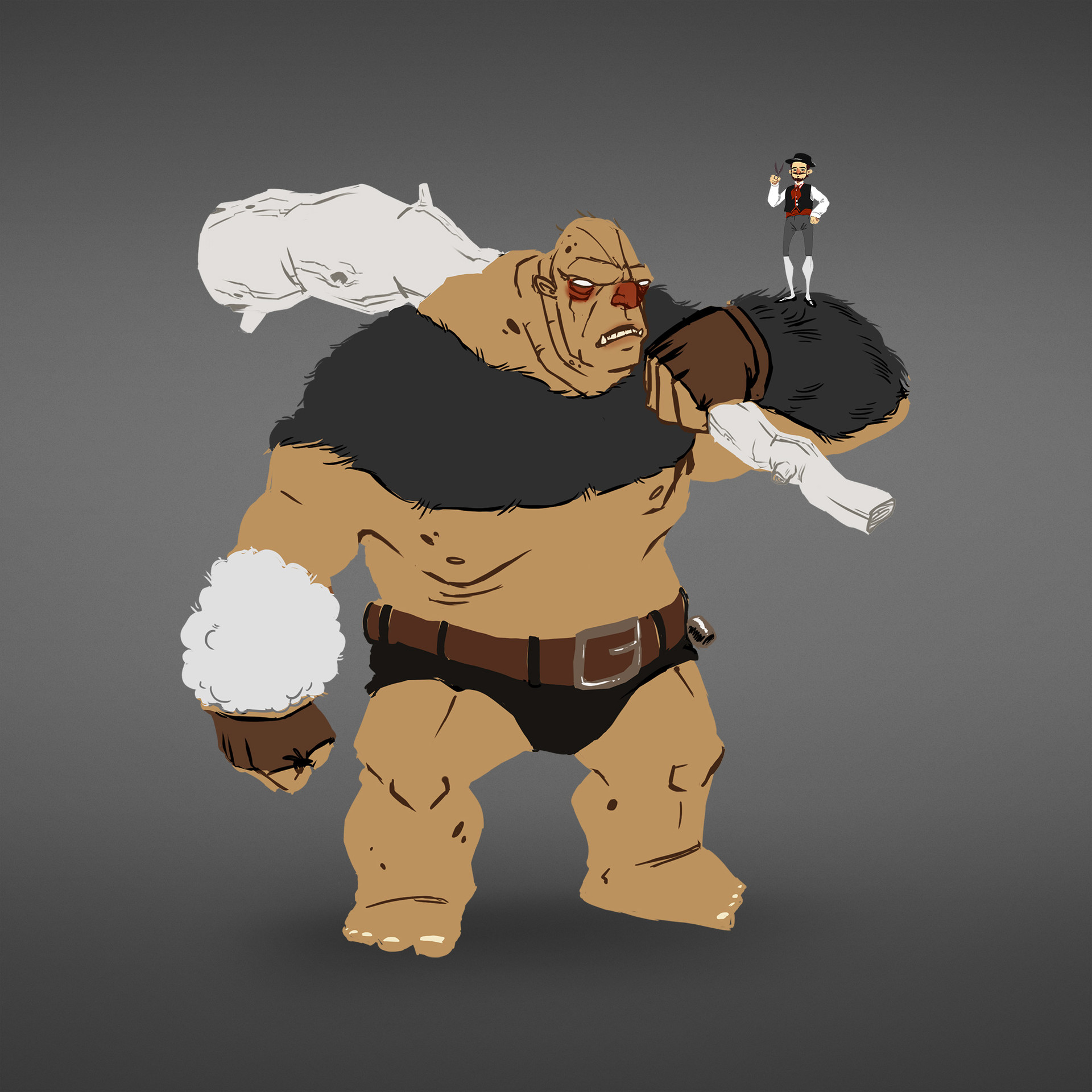 Artstation The Giant Character Design Rino Wenger