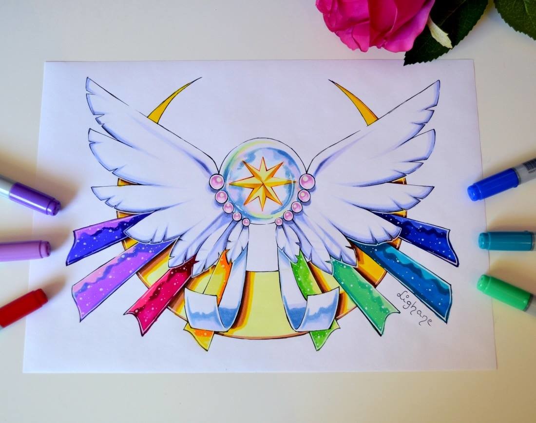 Lighane's Artblog - Floral Sailor Moon / Coloring Book / Copic Marker