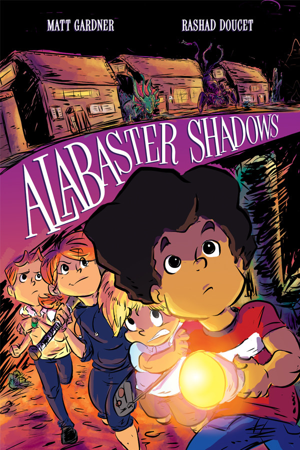 Alabaster Shadows graphic novel cover for Oni Press