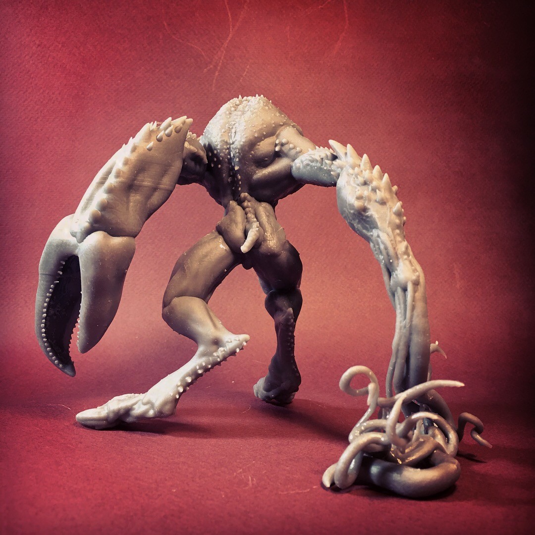 Artstation Crustacean Guy Vr Sculpt To 3d Print Glen Southern