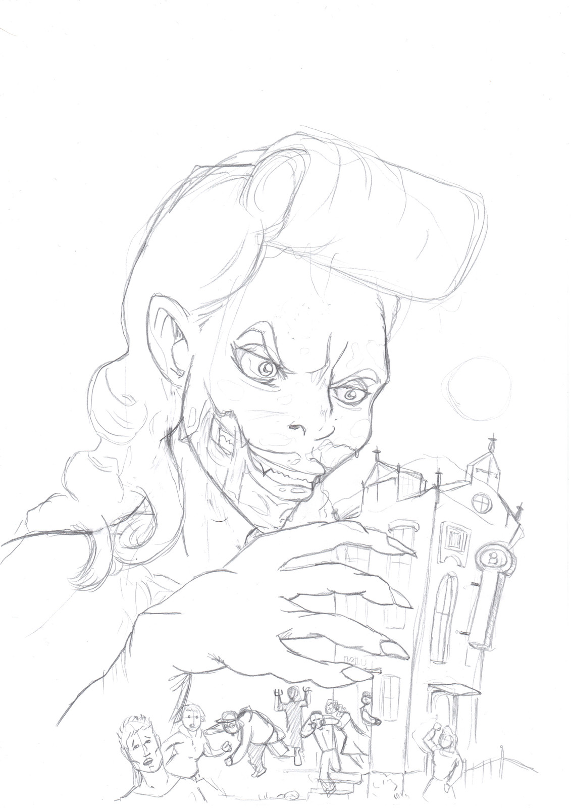 Original pencilling