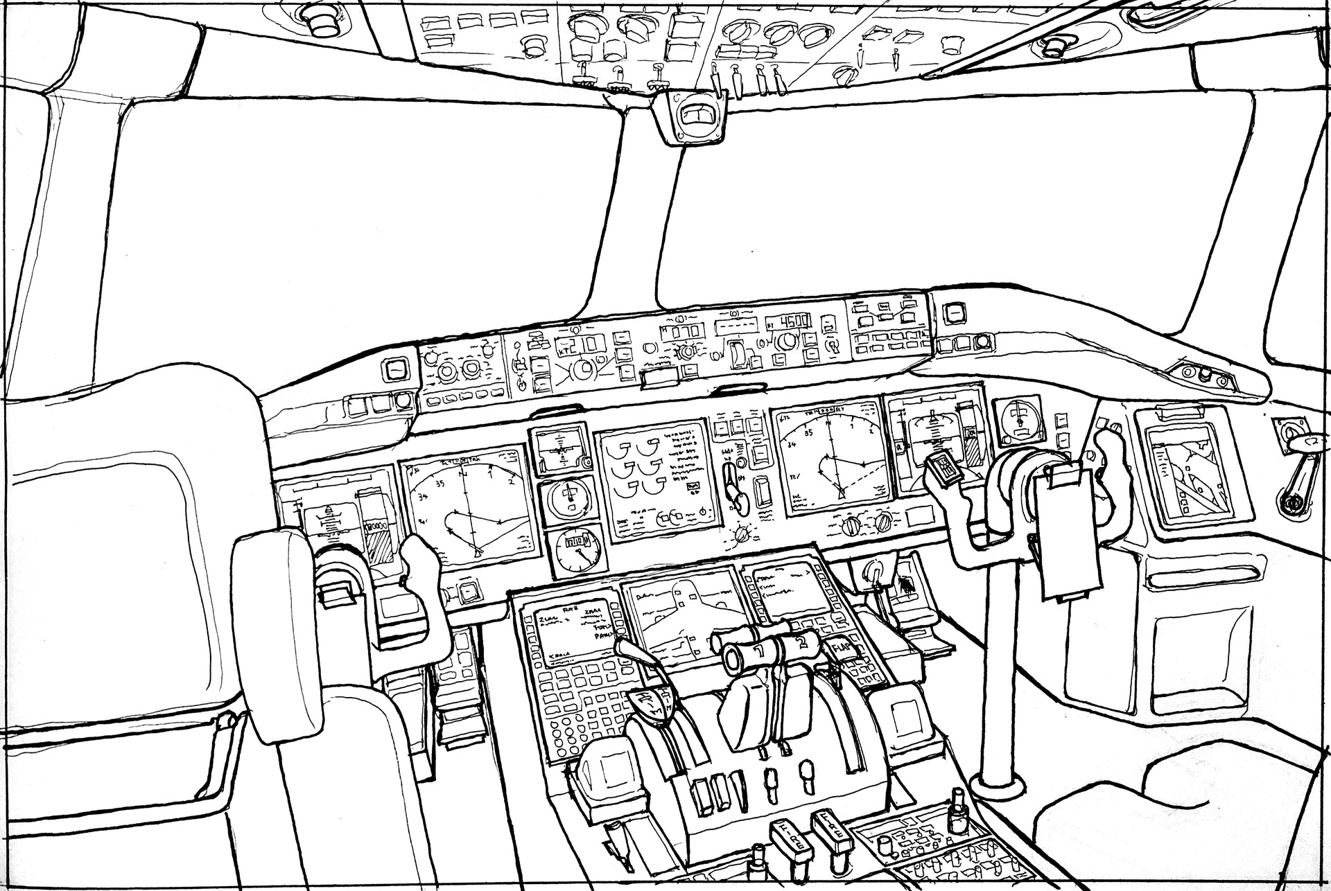 Yiming Wu 777 Cockpit