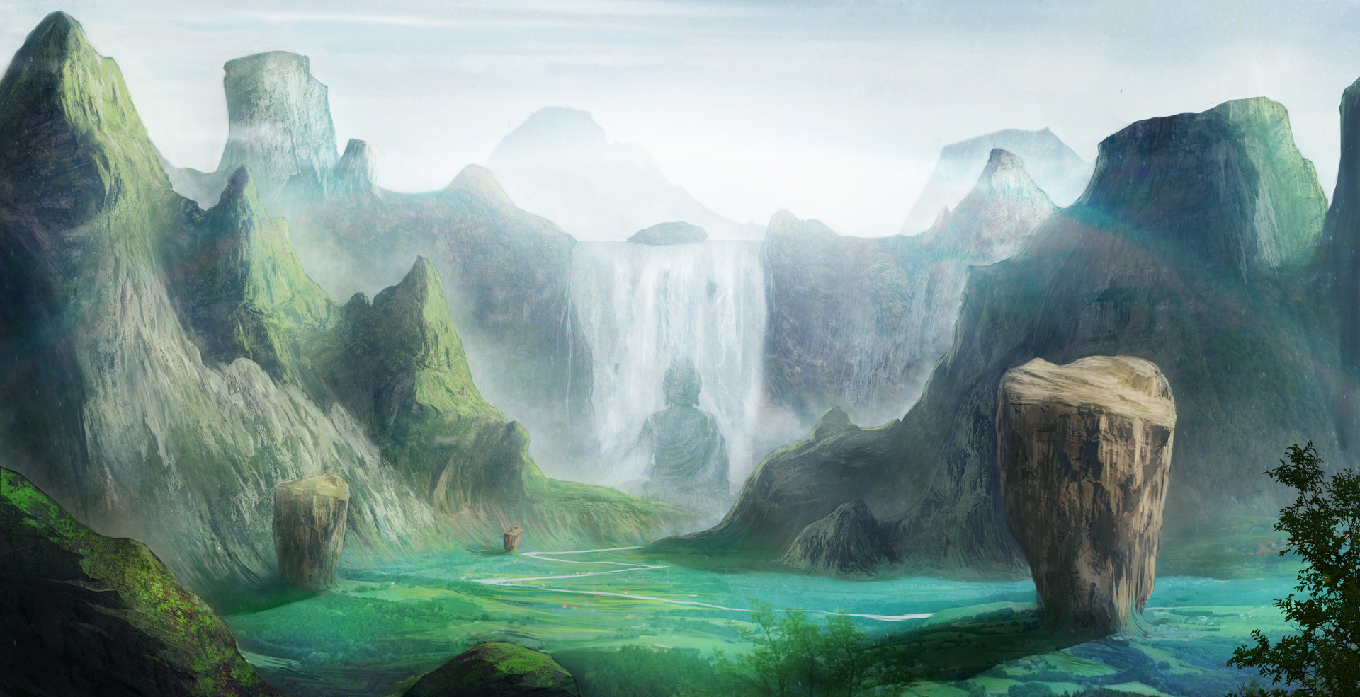 Bzd Artwork Mountain Concept Art