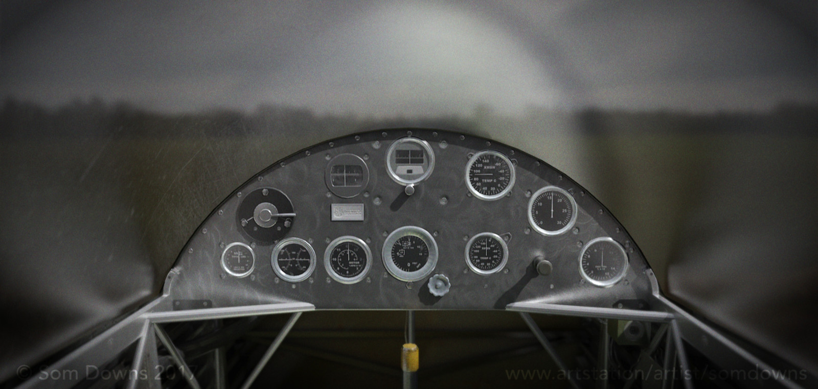 Classic Airplane Cockpit -- Gee Bee Model Z (1931)