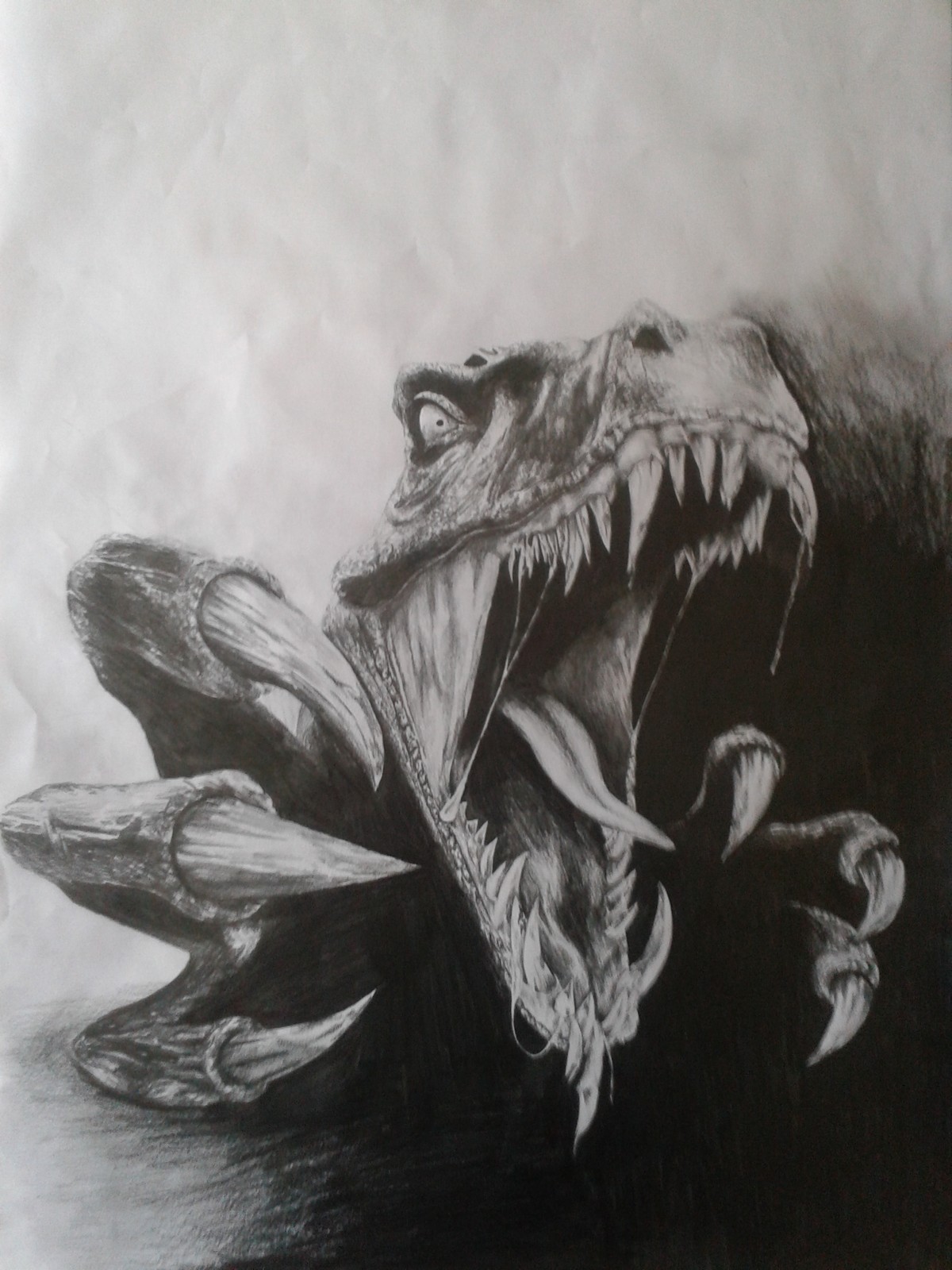 Рисунок зубастика
